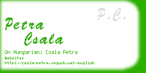 petra csala business card